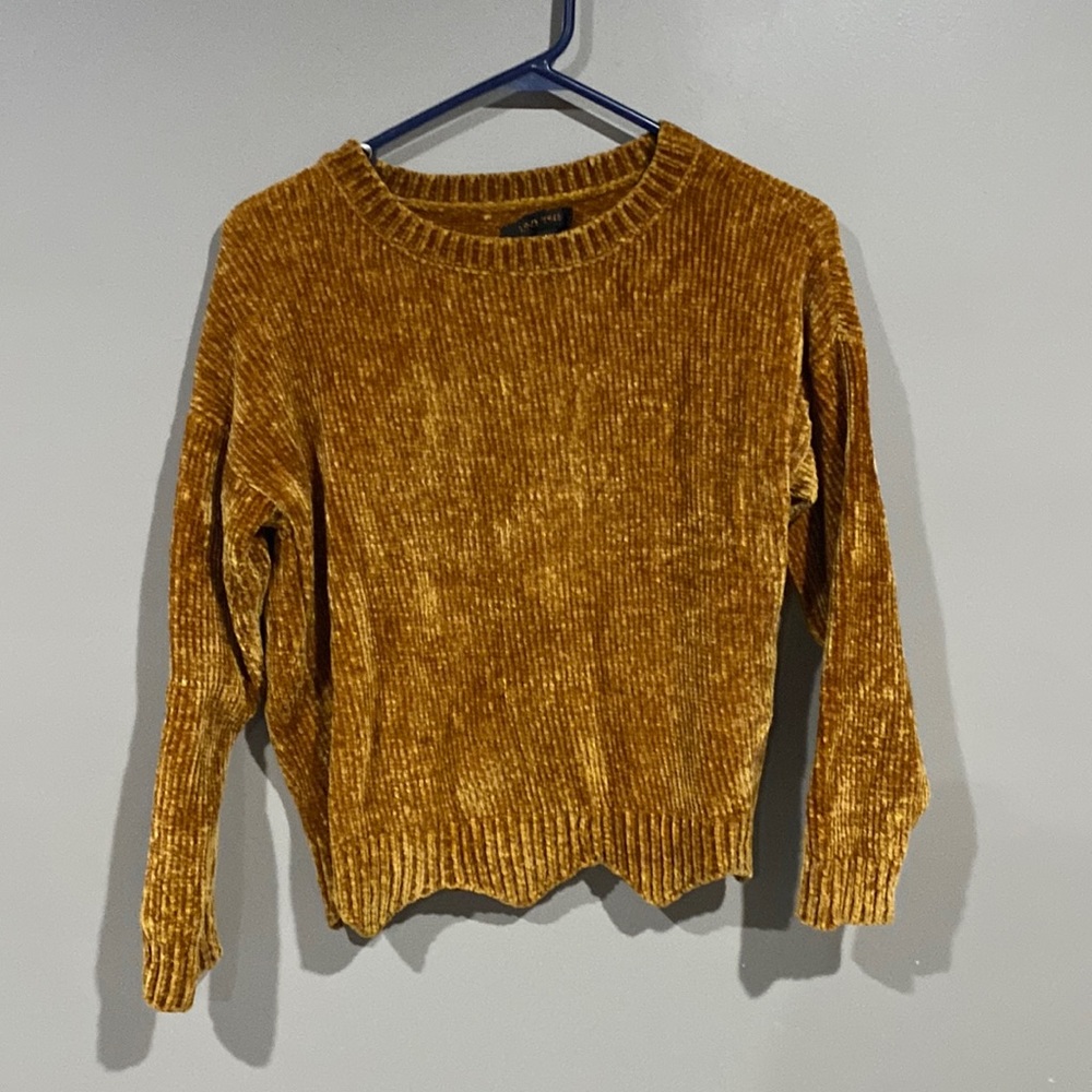 Golden women sweater